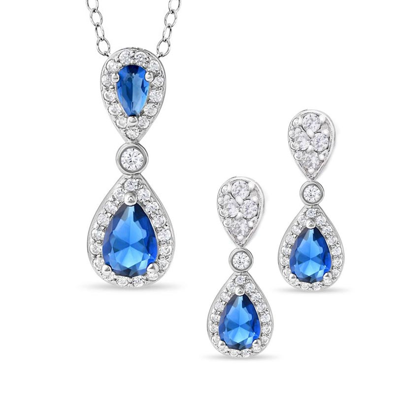 Cheswick Pendant, Chain & Earring Set