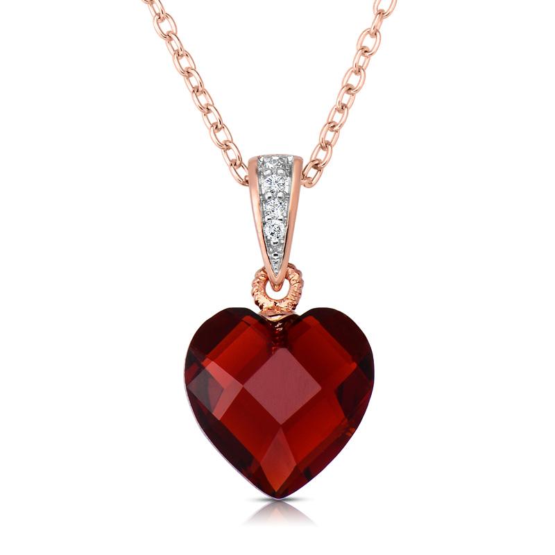 Rock of Love Heart Pendants (Set of 4)