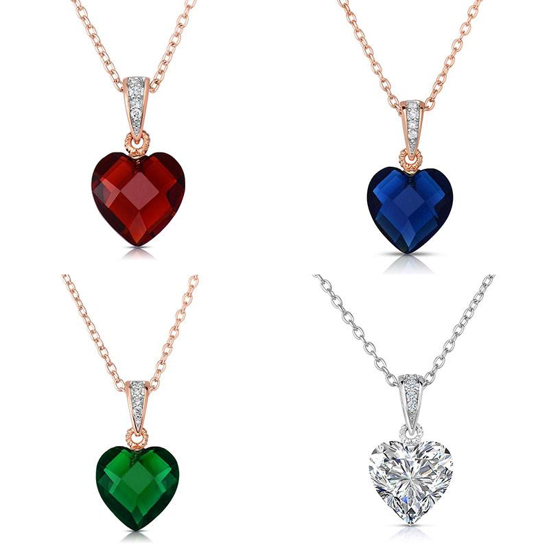 Rock of Love Heart Pendants (Set of 4)