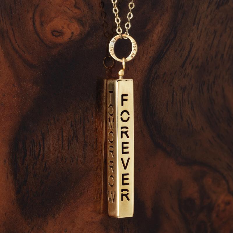 14K Italian Gold Forever Necklace