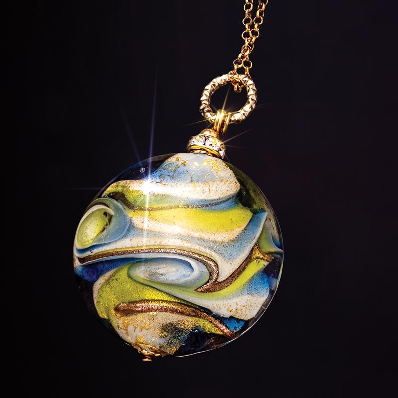Arte Futurista Murano Pendants (2) and 18