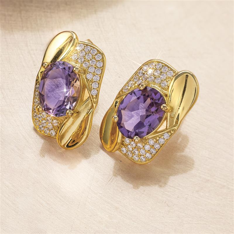 Brazilian Amethyst Ring & Earrings