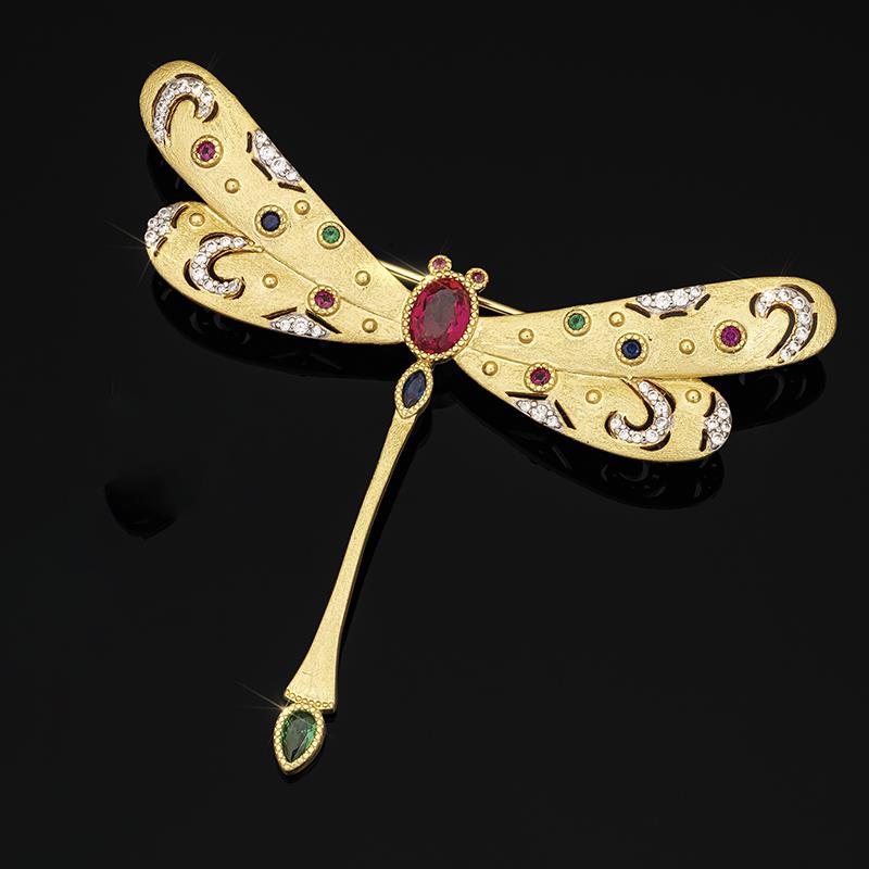Flights of Fashion Dragonfly Brooch