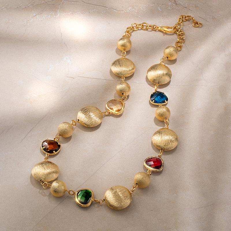 Florence Sunset Italian Glass Necklace
