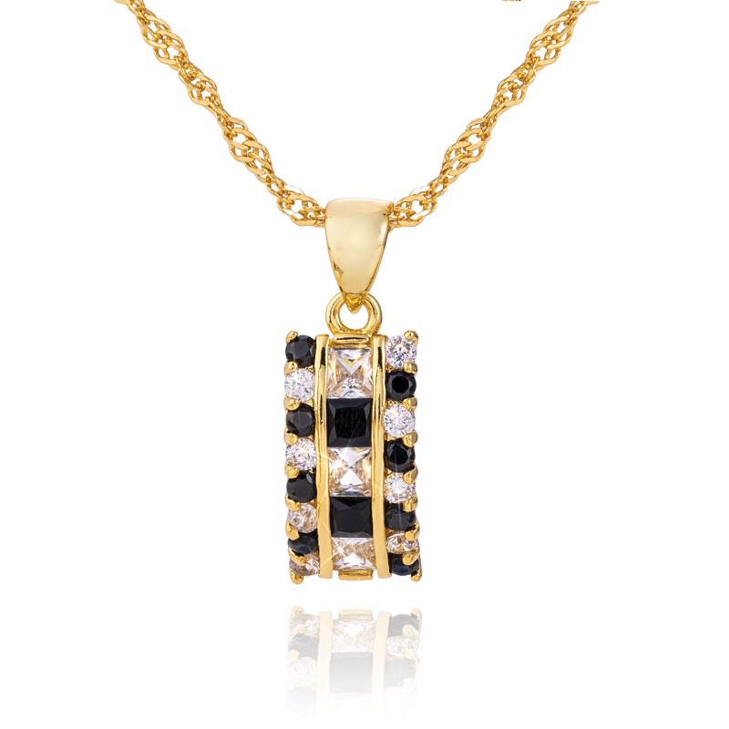 Black and White Masquerade Necklace