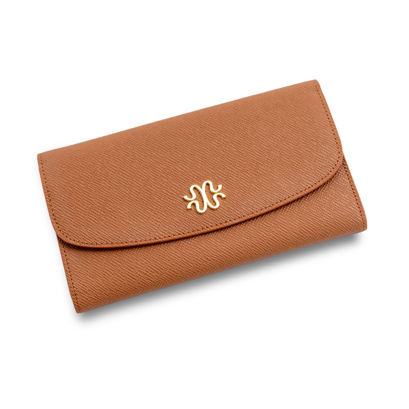 Genuine Italian Leather Wallet (Cognac)