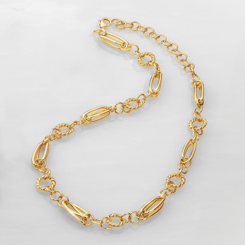 Triple Link Chain Necklace, Bracelet and Earrings