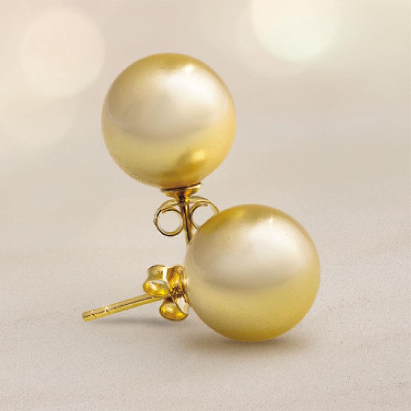 Women's Australian Pacific Golden Earrings