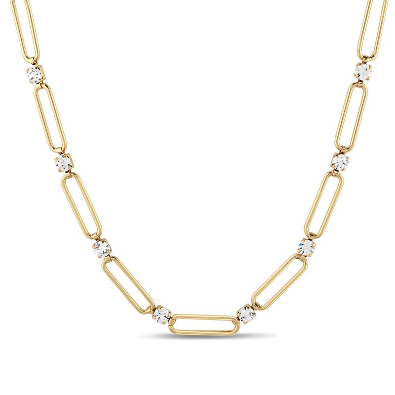Women's Paperclip Chain Necklace