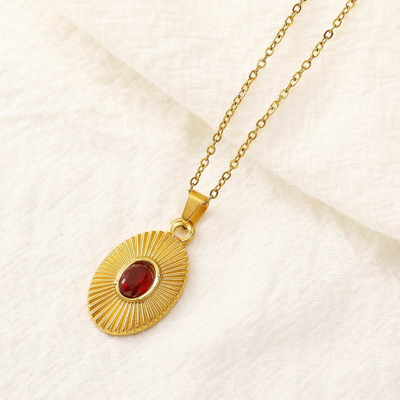 Eternal Radiance Necklace (Ruby Red)