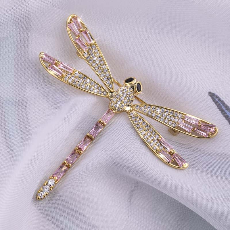Dazzling Dragonfly Brooch