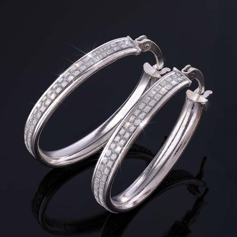 Perfect Pair Hoop Earrings (Silver-Finished)