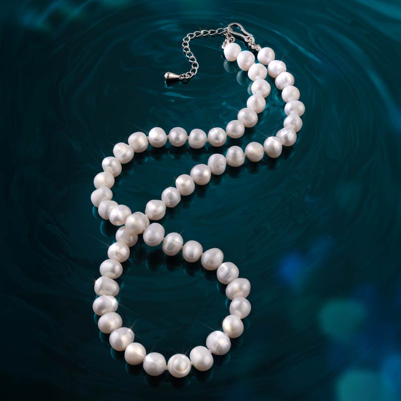 Mitsuko White Pearl Collection (necklace, bracelet and earrings)