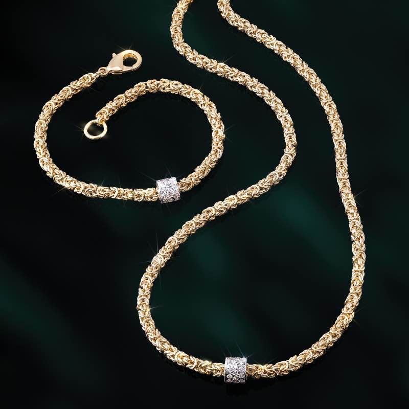 Brilliance Byzantine Necklace & Bracelet