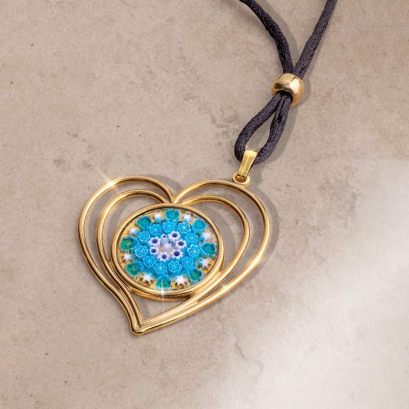 Murano Heart Necklace