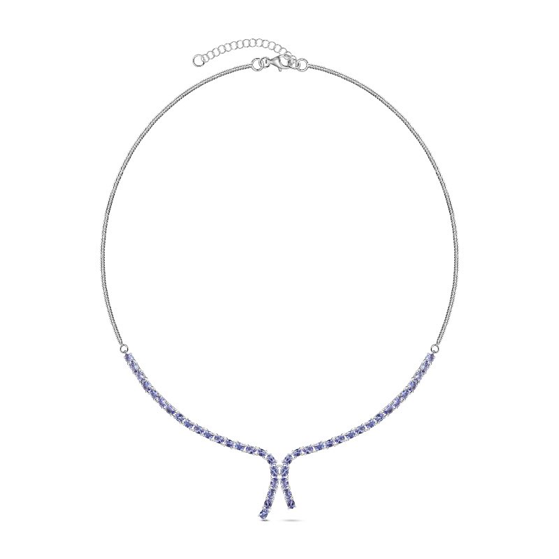 Tanzanite Lariat Necklace