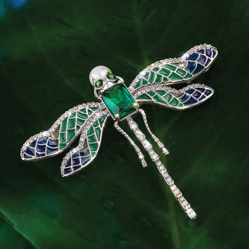 Art Nouveau Dragonfly Brooch