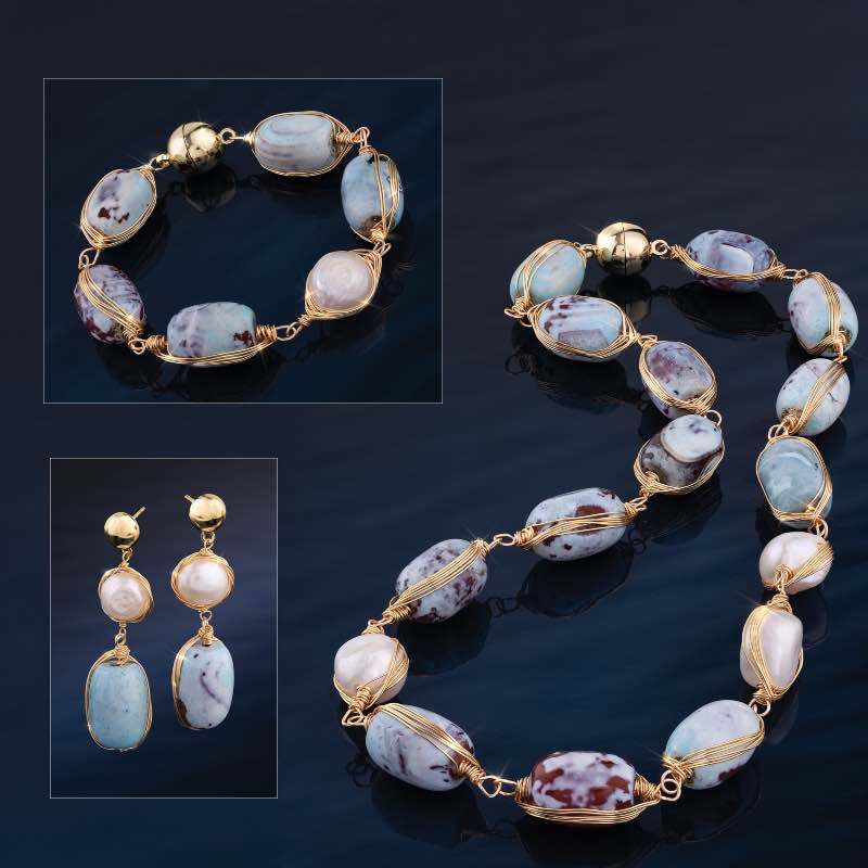 Summer's Essence Necklace, Bracelet & Earrings