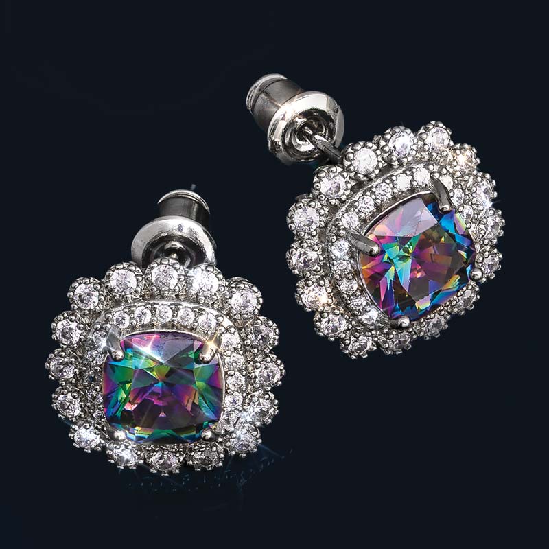 DiamondAura Mystery Color Change Earrings