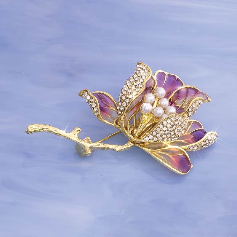 Magnolia Flower Favorite Garden Brooch