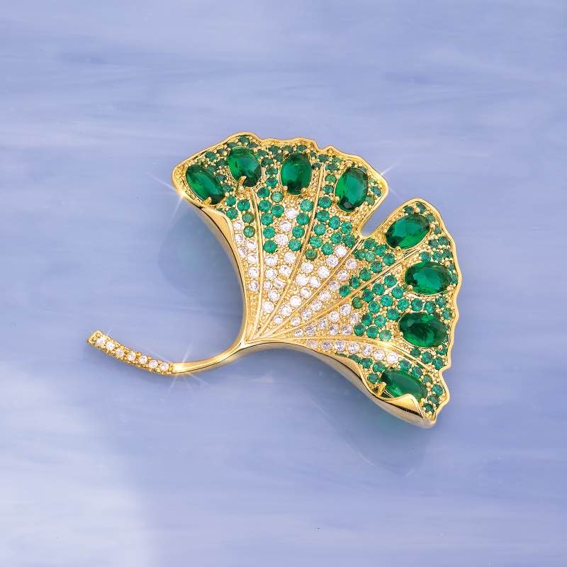 Gingko Leaf Favorite Garden Brooch