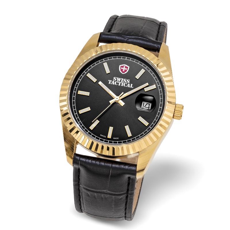 Swiss-made Black Alpine Watch