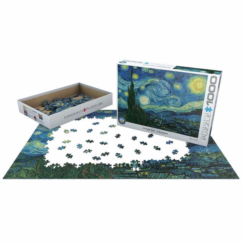 Van Gogh 1000-Piece Starry Night Jigsaw Puzzle
