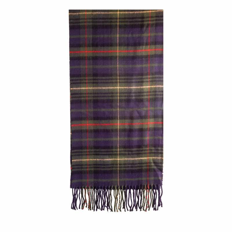 Men's Cashmere Scarf  (Green Plaid)