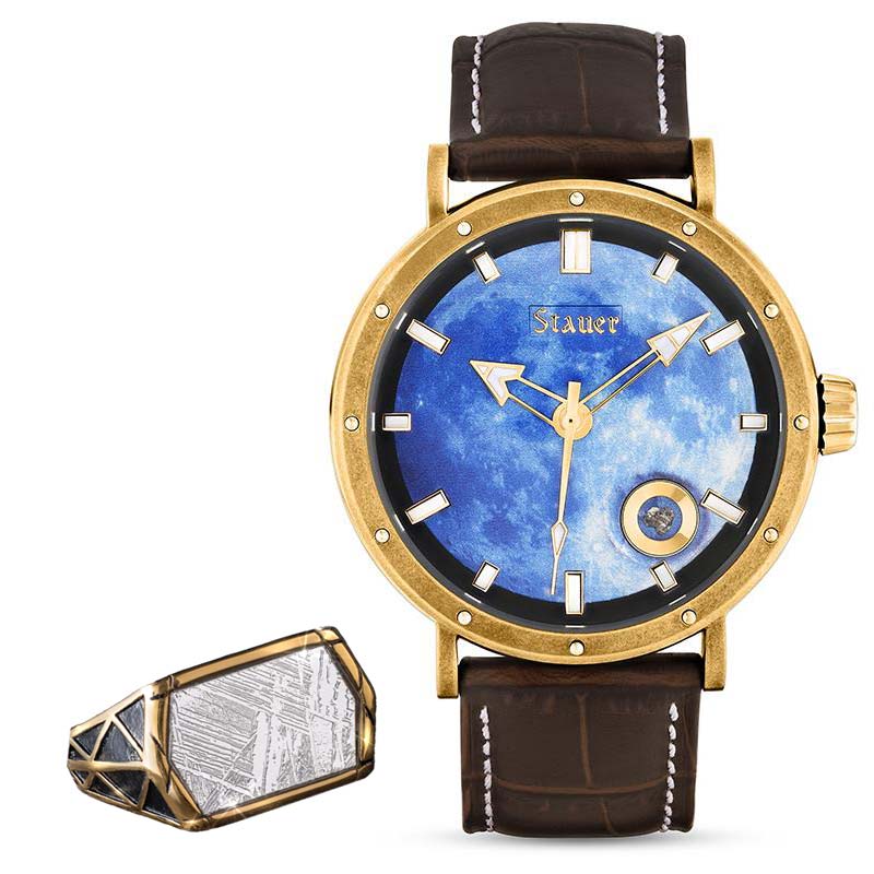 Lunar Meteorite Watch and Free Meteorite Ring