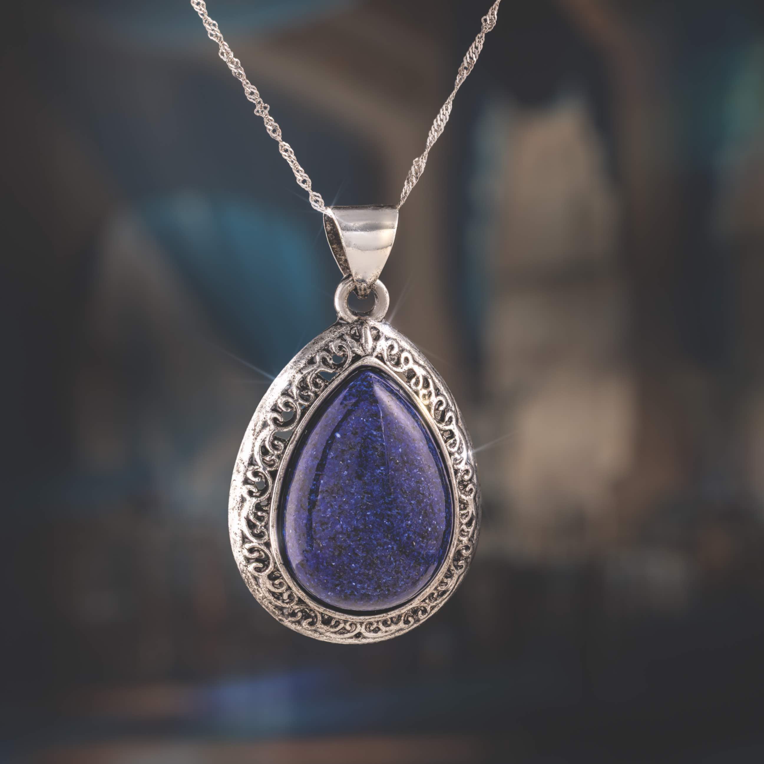 Luxurious Lapis Pendant