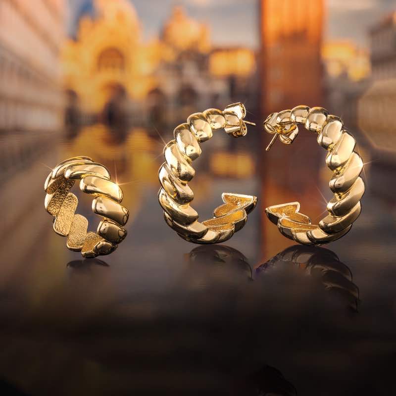 Italian-made San Marco Ring & Earrings