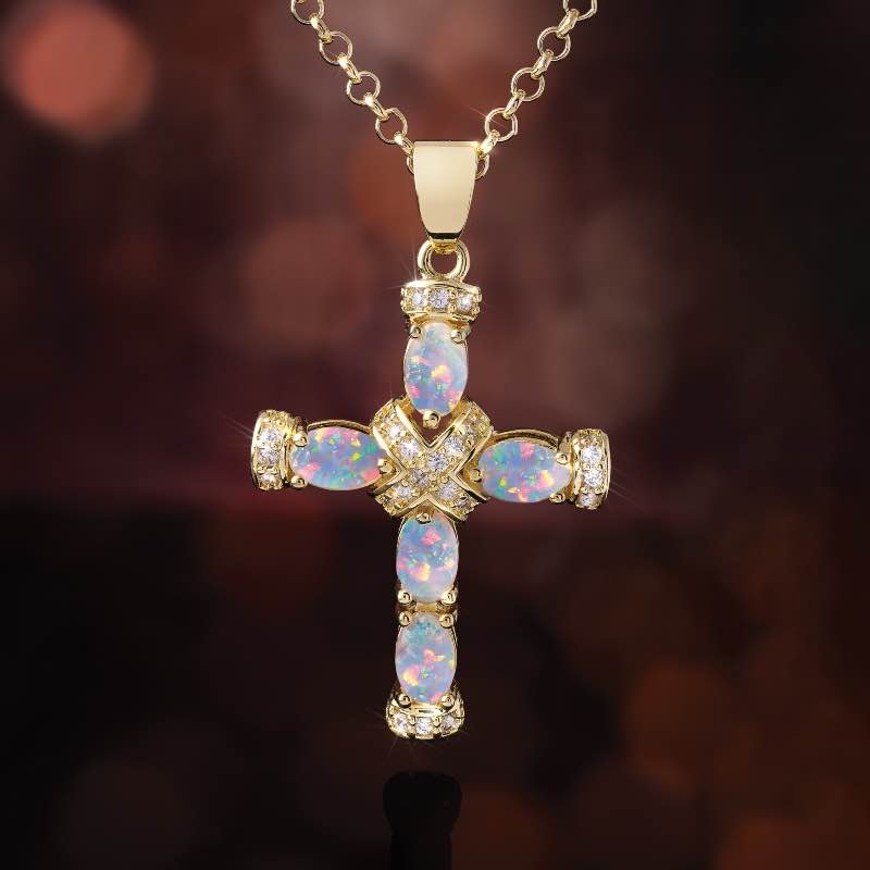 Opal Spirit Earrings Pendant, Chain and Earrings