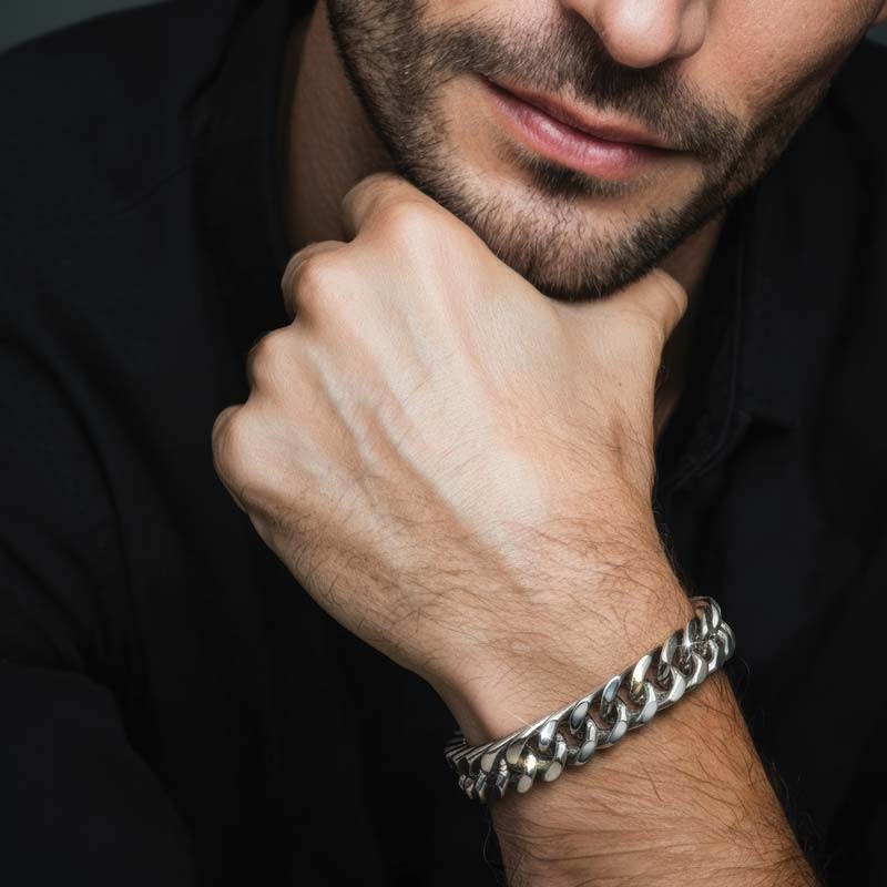 Grumetta Bracelet (Rodium finish)