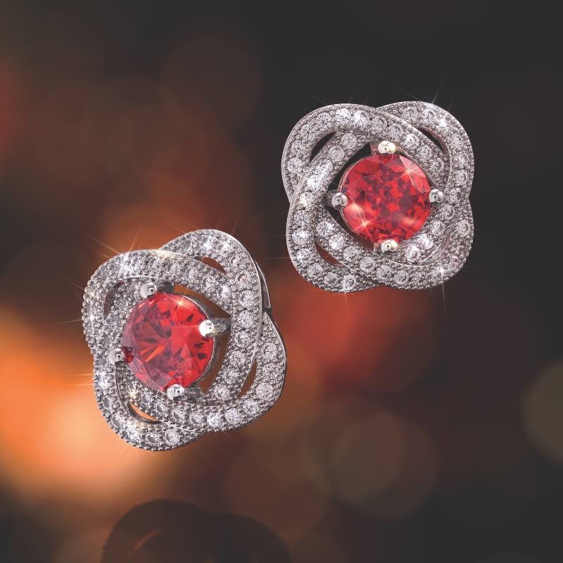 Supernova Earrings (Red)