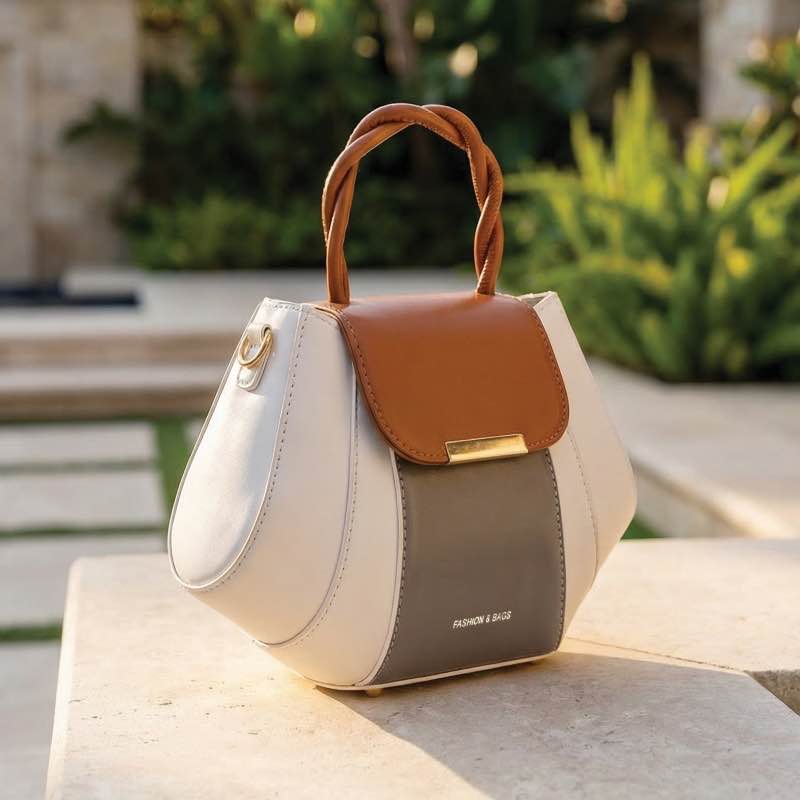 Origami Handbag  (Brown)