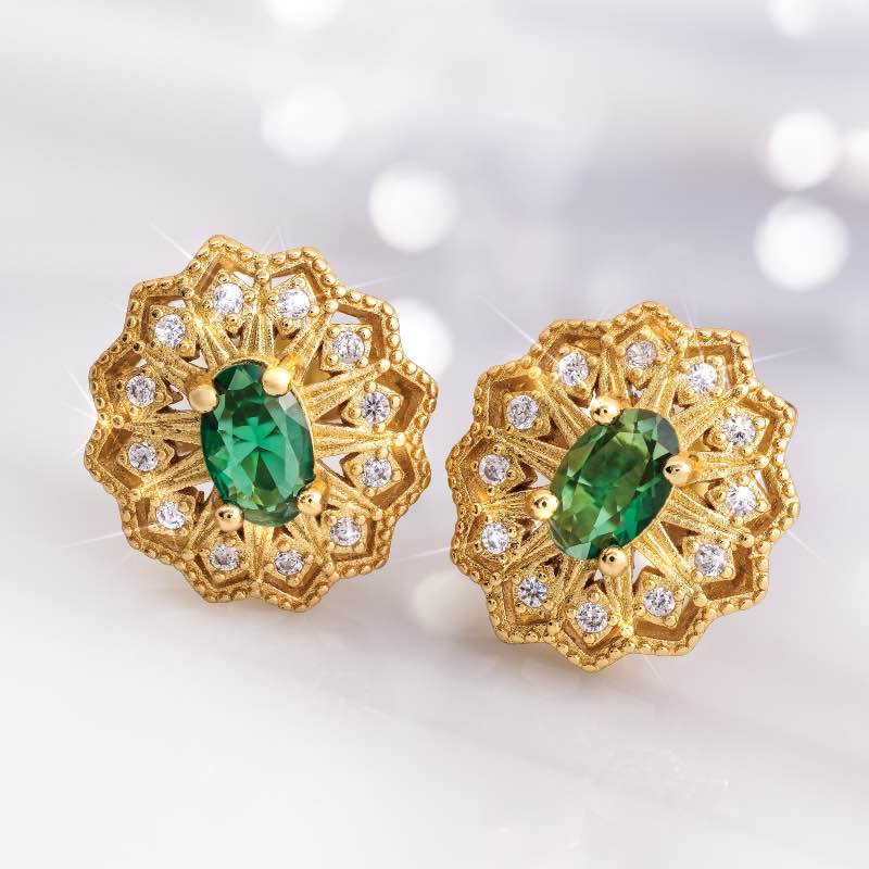 The Perfect Gift Emerald Earrings