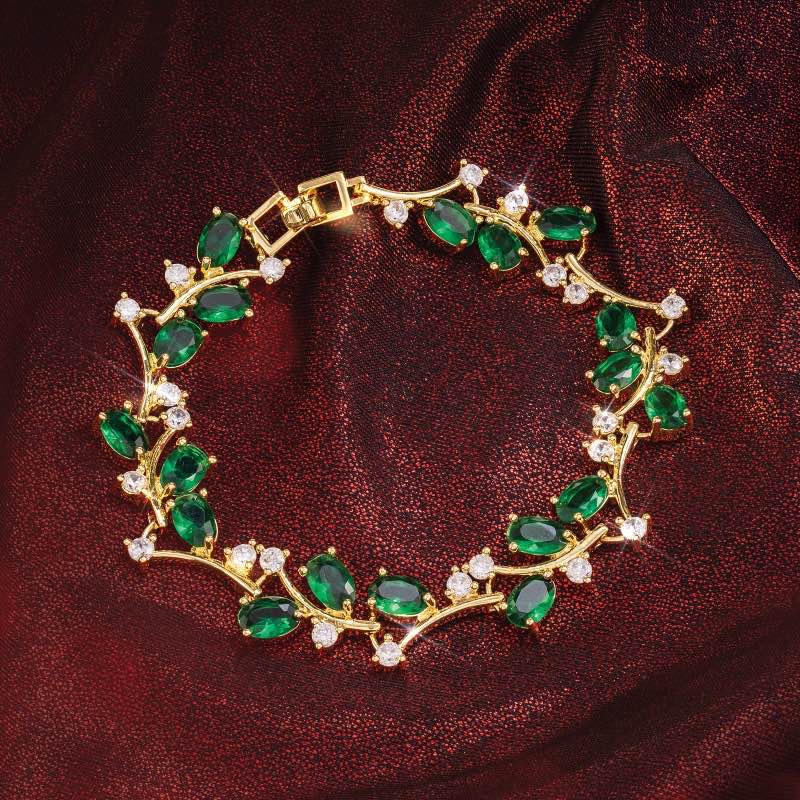 On the Vine Bracelet (green)