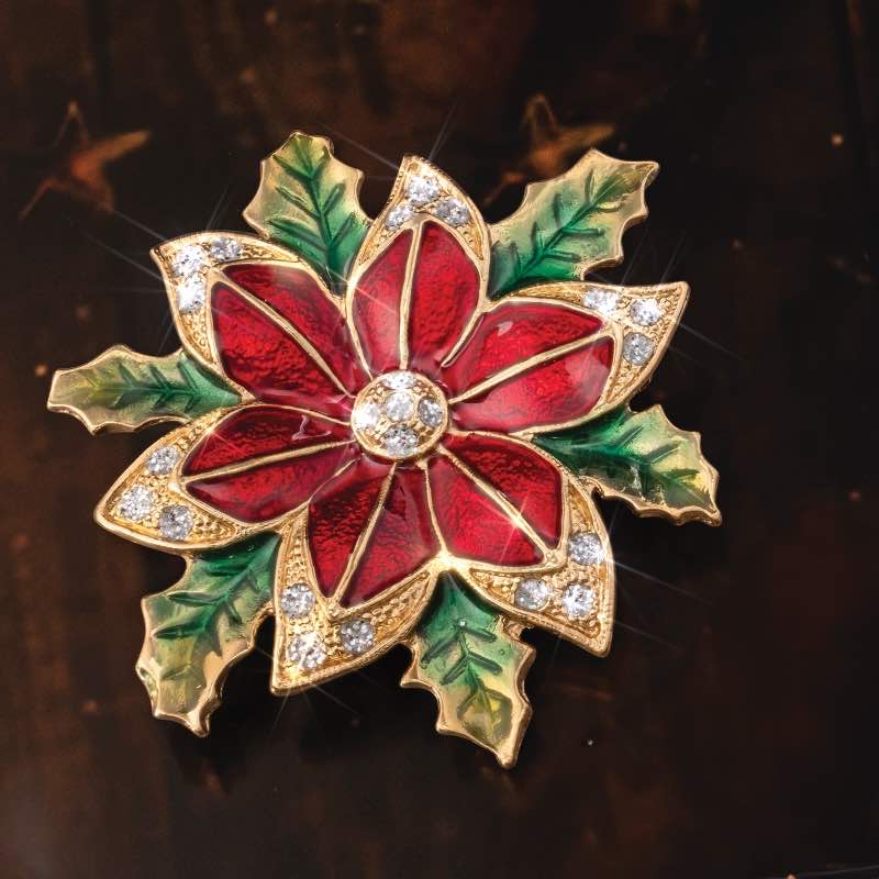 Festive Brooch Set of 3