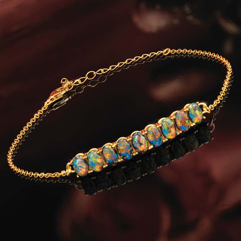 Black Opal Nebula Bracelet