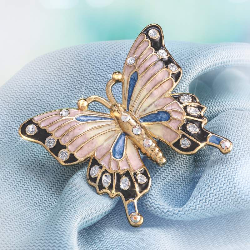 Parisian Butterfly Reverie Brooch