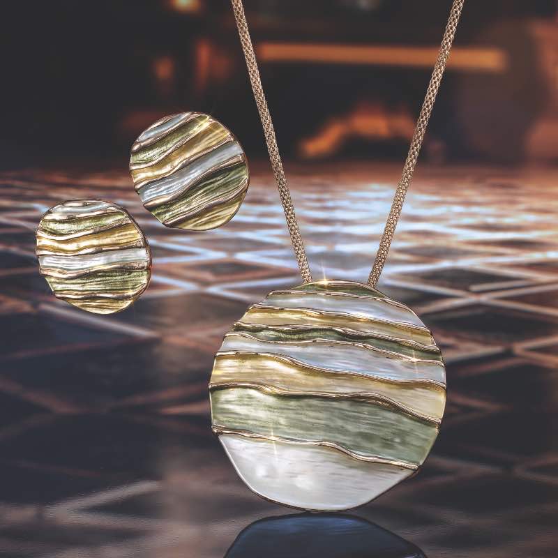 Desert Bloom Necklace & Earrings Set