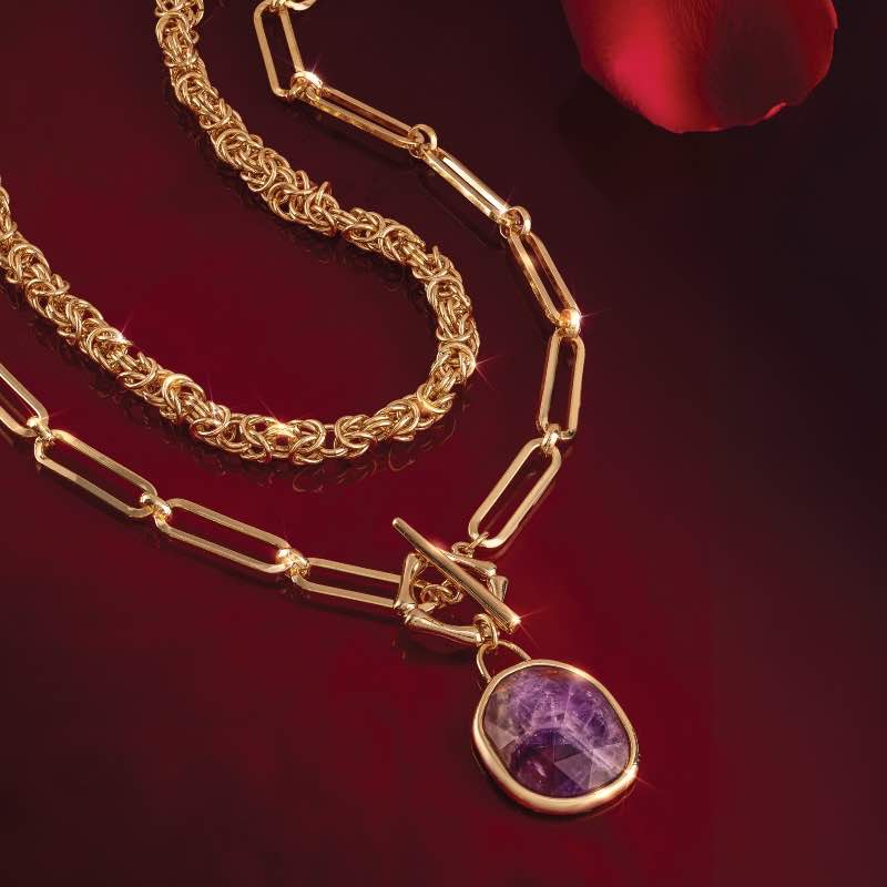 Pure Chic Amethyst Necklace