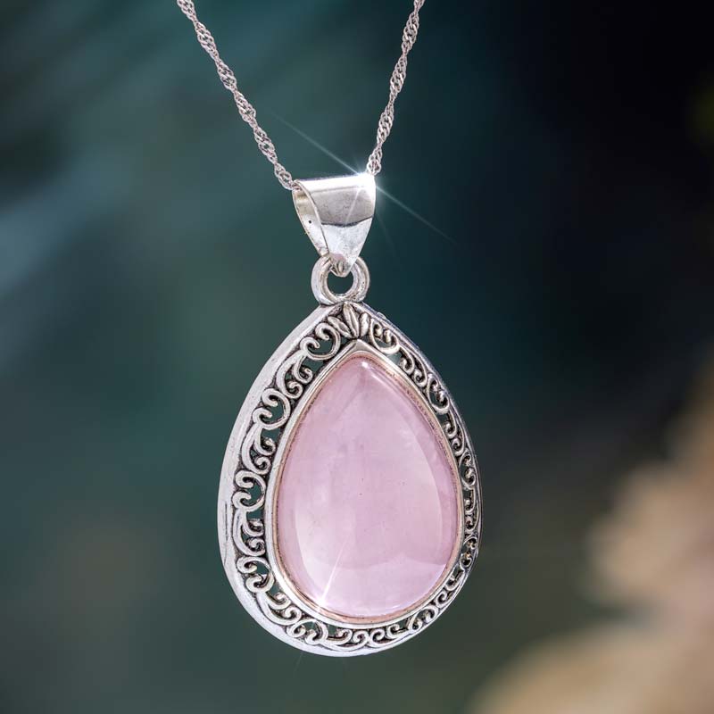 Stone of the Heart Rose Quartz Necklace