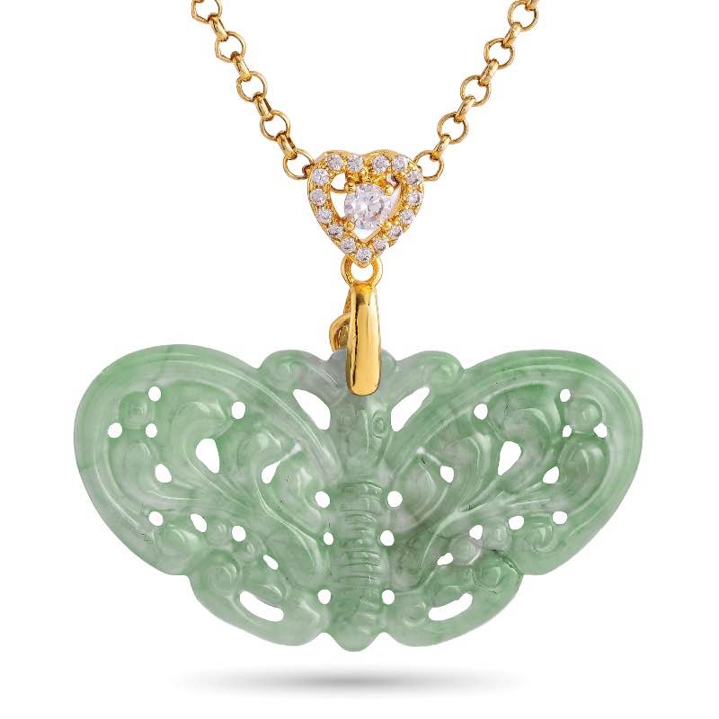 The Fortunes of Jade Butterfly Pendant