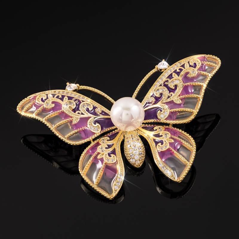 Garden in Gallery Brooch (Butterfly)