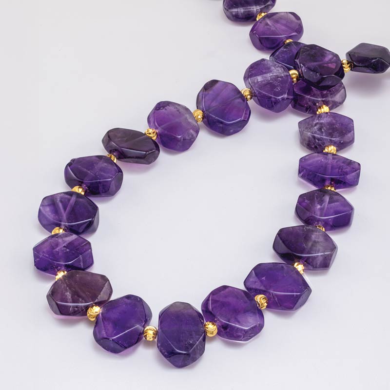 Sovereign Amethyst Statement Necklace