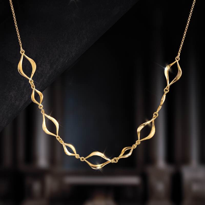 Italian Firenze Twist Necklace