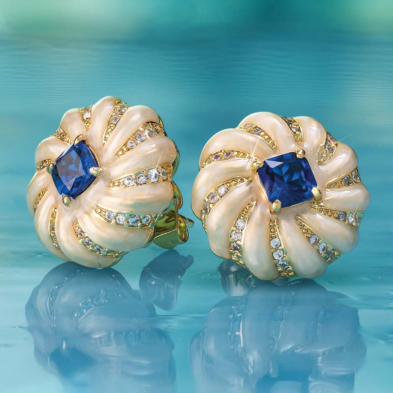 Azure Heirloom Earrings