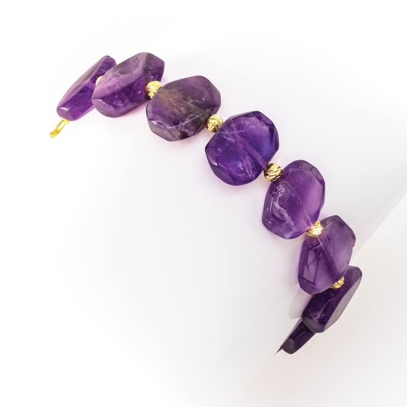 Sovereign Amethyst Statement Bracelet