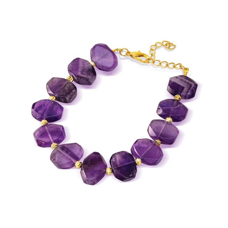 Sovereign Amethyst Statement Bracelet